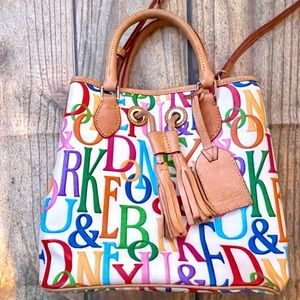 Dooney & Bourke Retro Grafica Drawstring Cinch Bag